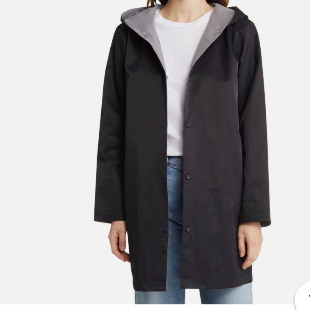 Eileen Fisher reversible rain jacket